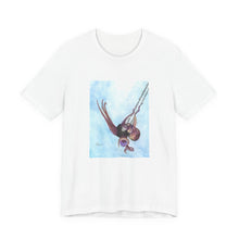 Load image into Gallery viewer, Whee!!! T-Shirt Octopus in a toddler swing - Watercolor Short Sleeve Tee