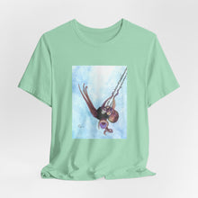 Load image into Gallery viewer, Whee!!! T-Shirt Octopus in a toddler swing - Watercolor Short Sleeve Tee