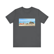 Load image into Gallery viewer, Walk To Remember - T-Shirt Beach Dogs Watercolor Short Sleeve Tee — Surfside Dogs Graphic