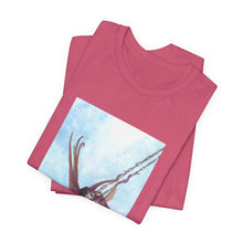 Load image into Gallery viewer, Whee!!! T-Shirt Octopus in a toddler swing - Watercolor Short Sleeve Tee