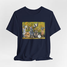Load image into Gallery viewer, Bunny Gathering Tee — Cute Woodland Rabbits Graphic T-Shirt