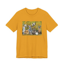 Load image into Gallery viewer, Bunny Gathering Tee — Cute Woodland Rabbits Graphic T-Shirt