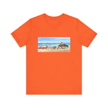 Load image into Gallery viewer, Walk To Remember - T-Shirt Beach Dogs Watercolor Short Sleeve Tee — Surfside Dogs Graphic