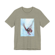 Load image into Gallery viewer, Whee!!! T-Shirt Octopus in a toddler swing - Watercolor Short Sleeve Tee