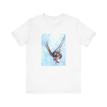 Load image into Gallery viewer, Whee!!! T-Shirt Octopus in a toddler swing - Watercolor Short Sleeve Tee
