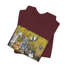 Load image into Gallery viewer, Bunny Gathering Tee — Cute Woodland Rabbits Graphic T-Shirt