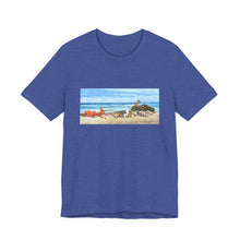 Load image into Gallery viewer, Walk To Remember - T-Shirt Beach Dogs Watercolor Short Sleeve Tee — Surfside Dogs Graphic