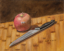 Load image into Gallery viewer, "Sentient Apple" Series of Original Paintings