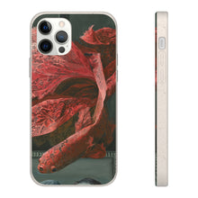 Load image into Gallery viewer, Hooker's Dream - Orange Lace Fish Biodegradable Case