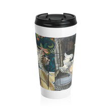 Load image into Gallery viewer, &quot;Cockatoo Shells&quot; Stainless Steel Travel Mug

