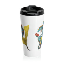 Load image into Gallery viewer, Plight of the Jabberwocky - Steel Travel Mug