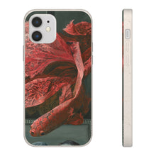 Load image into Gallery viewer, Hooker's Dream - Orange Lace Fish Biodegradable Case