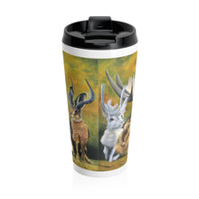 Load image into Gallery viewer, "Jackalopes of the World" Stainless Steel Travel Mug
