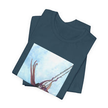 Load image into Gallery viewer, Whee!!! T-Shirt Octopus in a toddler swing - Watercolor Short Sleeve Tee
