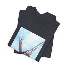 Load image into Gallery viewer, Whee!!! T-Shirt Octopus in a toddler swing - Watercolor Short Sleeve Tee
