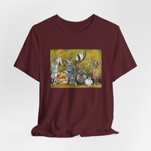 Load image into Gallery viewer, Bunny Gathering Tee — Cute Woodland Rabbits Graphic T-Shirt
