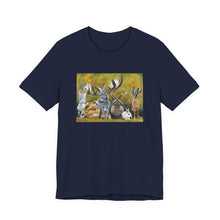 Load image into Gallery viewer, Bunny Gathering Tee — Cute Woodland Rabbits Graphic T-Shirt

