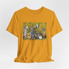 Load image into Gallery viewer, Bunny Gathering Tee — Cute Woodland Rabbits Graphic T-Shirt
