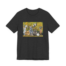 Load image into Gallery viewer, Bunny Gathering Tee — Cute Woodland Rabbits Graphic T-Shirt
