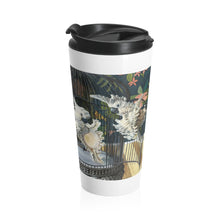 Load image into Gallery viewer, &quot;Cockatoo Shells&quot; Stainless Steel Travel Mug
