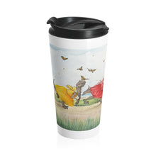 Load image into Gallery viewer, &quot;Golden Afternoon&quot; Stainless Steel Travel Mug
