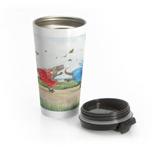 Load image into Gallery viewer, &quot;Golden Afternoon&quot; Stainless Steel Travel Mug
