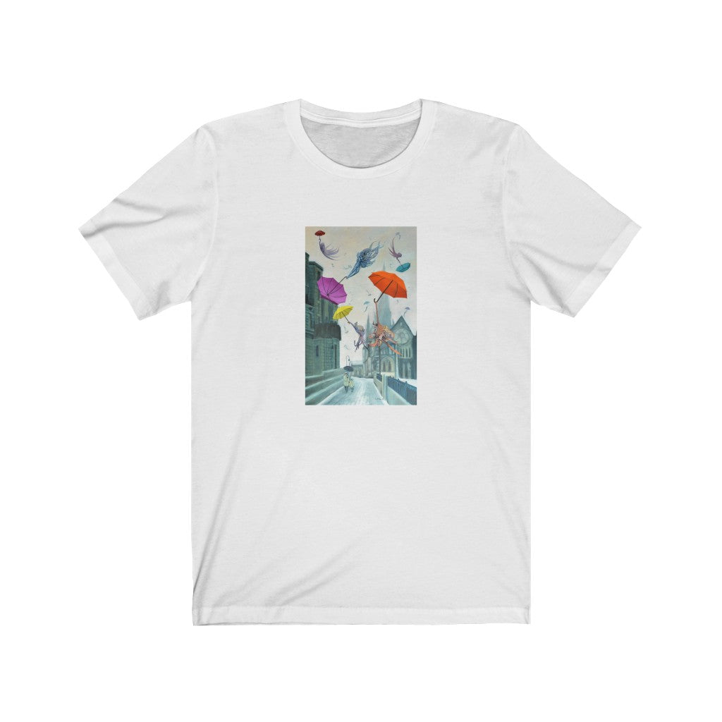 Even on a Dreary Day Unisex Jersey Short Sleeve Tee