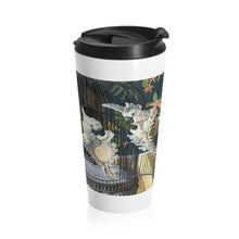 Load image into Gallery viewer, &quot;Cockatoo Shells&quot; Stainless Steel Travel Mug
