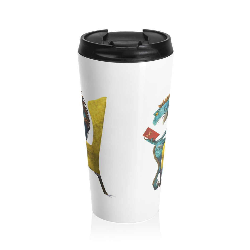 Plight of the Jabberwocky - Steel Travel Mug