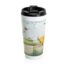 Load image into Gallery viewer, &quot;Golden Afternoon&quot; Stainless Steel Travel Mug
